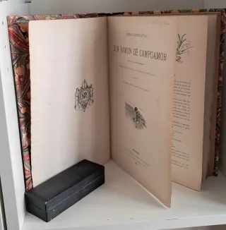 1888 OBRAS COMPLETAS D de R. CAMPOAMOR antíguo