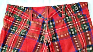 Pantalón Tartán Rojo Talla M