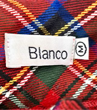 Pantalón Tartán Rojo Talla M