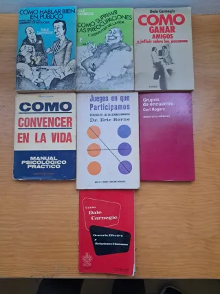 Varios libros de autoayuda