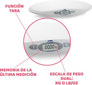 Chicco Báscula electrónica digital para bebés y ni