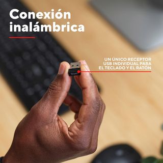 Trust Ymo II Pack Teclado y Ratón Inalámbrico QWER