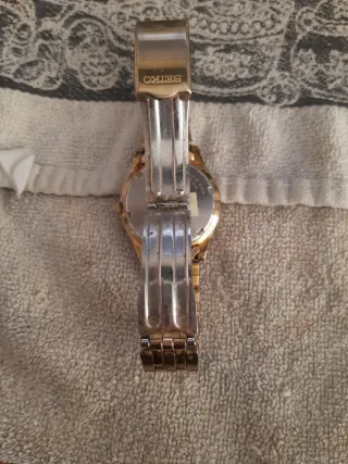 Orologio Seiko dorato da uomo