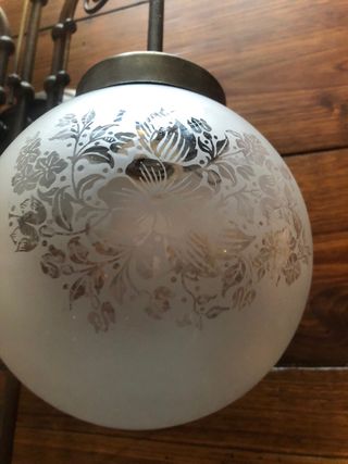 Aplique de pared dorado