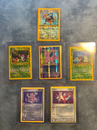 Lote Cartas Pokémon Vintage Bootleg