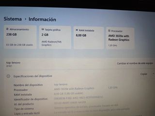 2 Lenovo IdeaPad 3 | 8GB RAM | 256GB SSD | Oficina