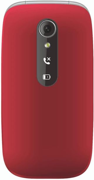 Telefunken S540 - Teléfono móvil, Rojo