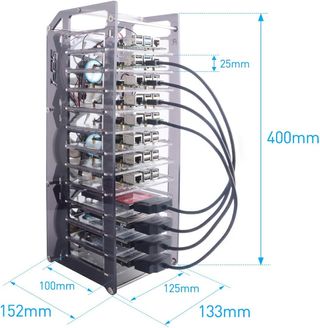 GeeekPi Raspberry Pi Cluster Case, Raspberry Pi Ra