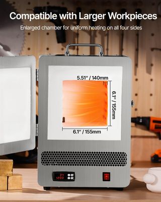 Forno Fusione da Tavolo Elettrico da 1500 W, Tempe