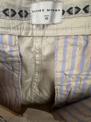 Pantalón Cargo Alvaro Moreno T 32 Beige
