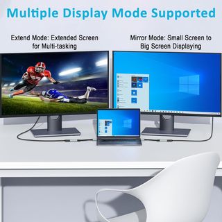 Adaptador USB a HDMI para monitor, convertidor HDM