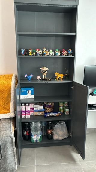 Mesa escritorio y mueble almacenaje