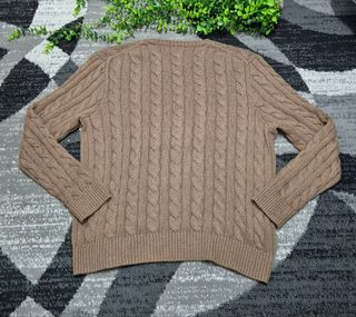 Maglione Polo Ralph Lauren Beige M Cotone