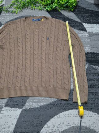 Maglione Polo Ralph Lauren Beige M Cotone