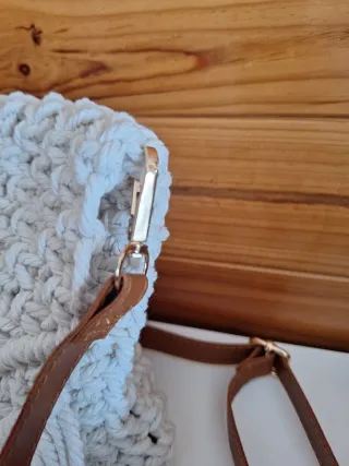 Bolso Macramé Blanco Nuevo