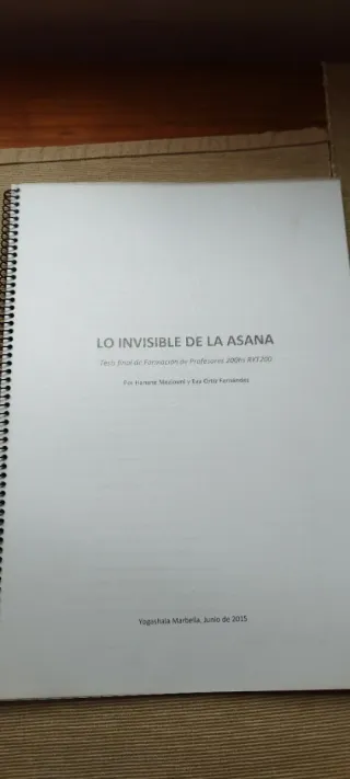 Regalo cuadernillos de formación de Yoga