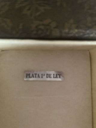 Pendientes Plata 1ª Ley FlorPerla regalo colgante