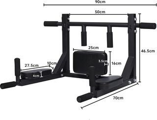BARRA DOMINADAS PARED, CON DIFERENTES AGARRES.