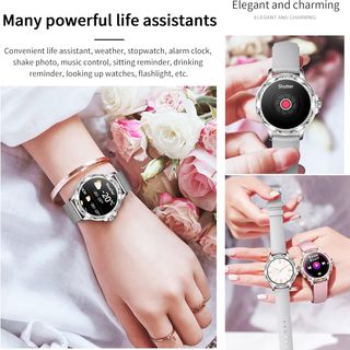 Reloj Inteligente Mujer con Llamadas, 1,2 Pulgada