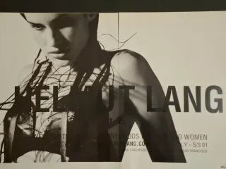 Pubblicità vintage Helmut Lang S/S 01