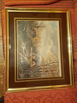 2 Cuadros decorativo paisaje