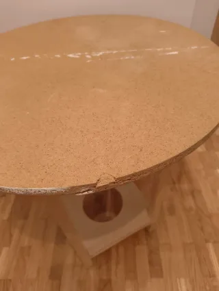 Mesa camilla madera redonda