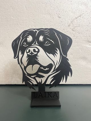 Cuadro Rottweiler con soporte LAIKA