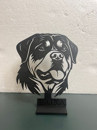 Cuadro Rottweiler con soporte LAIKA