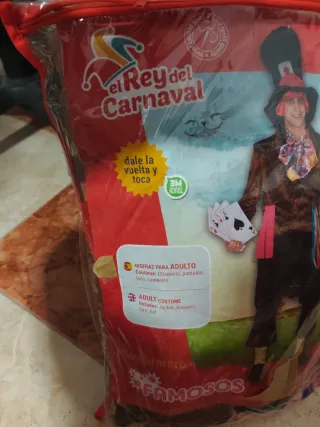 Disfraz Sombrerero Loco Talla M/L