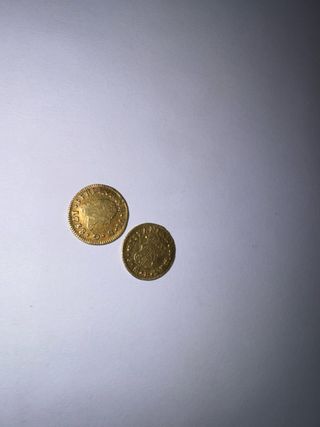 Moneda Oro Española Siglo XVIII Carlos