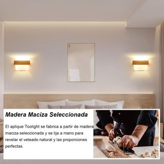 Toolight Aplique Pared Interior, 12W Lámpara de Pa