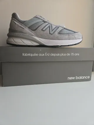 Zapatillas New Balance 990v5 Mujer Gris