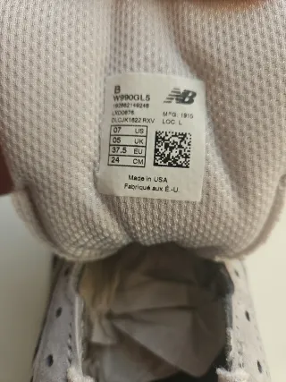 Zapatillas New Balance 990v5 Mujer Gris