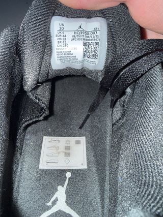 Zapatillas Jordan MVP 92 Negras Talla 44