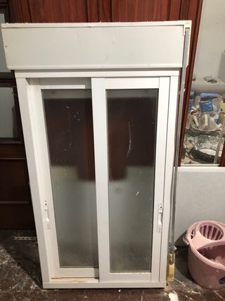 Ventana corredera aluminio de 136x75