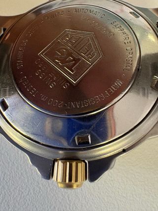 Reloj TAG Heuer Automático Oro/Plata