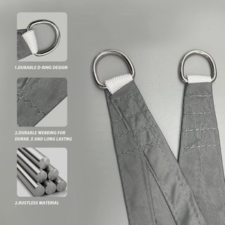 IOAOI Toldo Vela de Sombra Triangular 5x5x7,1m Vel