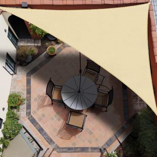 IOAOI Toldo Vela de Sombra Triangular 5x5x7,1m Vel