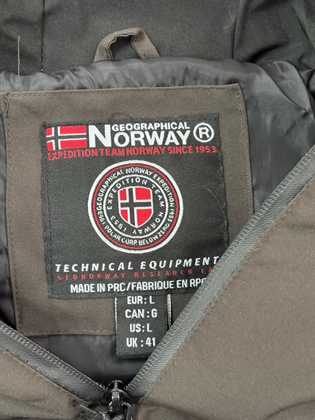 Abrigo Geographical Norway Marrón Talla L