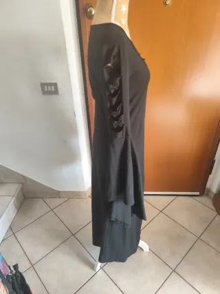 Abito Goth Lungo Nero