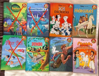 Libros de la colección Club del Libro DISNEY