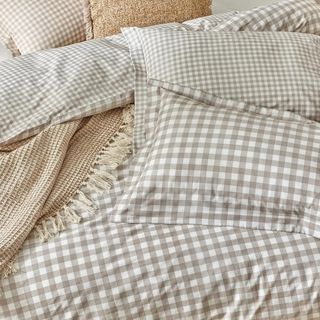 Yard Juego de Funda nórdica a Cuadros de Cuadros V