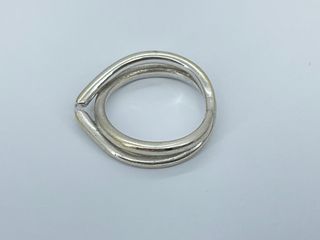 Anillo Oro Blanco 18k con Diamante