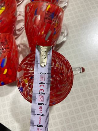 Tazze Murano Vetro Multicolor