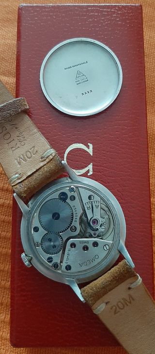 Reloj Omega Vintage Esfera Plateada