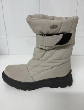 Botas de frío/nieve beige y negras