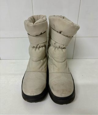 Botas de frío/nieve beige y negras