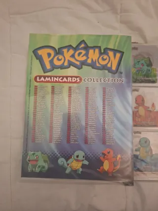 Colección COMPLETA Pokémon Lamincards