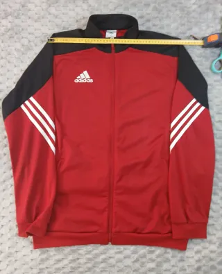 Chaqueta deportiva Adidas roja y negra Talla M