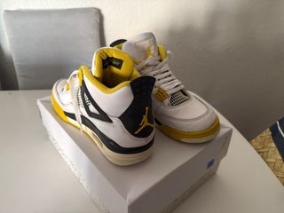 Jordan 4 Retro Blanco Amarillo Talla 44